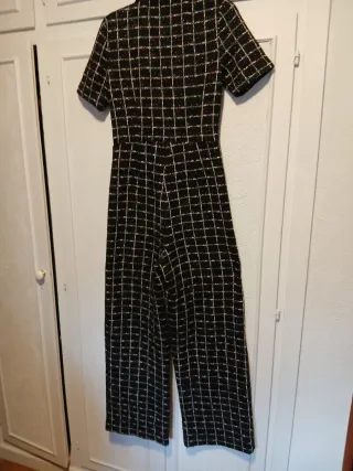 Mono señora manga corta cuadros