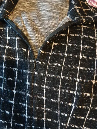 Mono señora manga corta cuadros