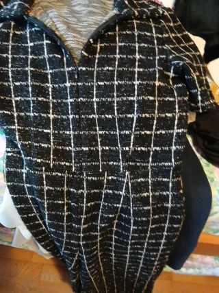 Mono señora manga corta cuadros