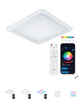 Plafón LED WiFi con Altavoz