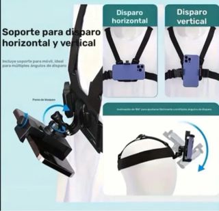Kit 6 piezas soporte cámara/móvil graba tus POV!