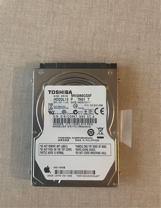 Disco Duro Toshiba 500GB MacPro HDD2L13P
