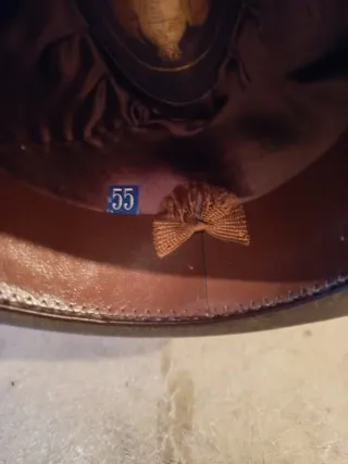 Cappello Fedora Marrone con Nastro Nero