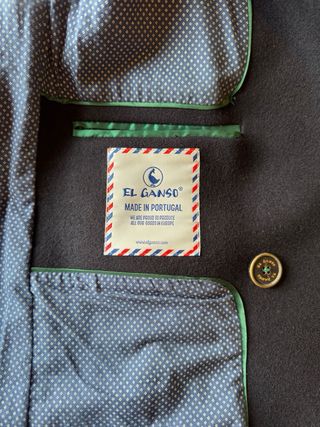 Abrigo El Ganso Azul Marino