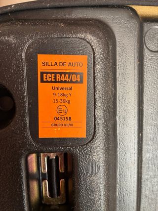 Silla de coche grupo II y III (15-36kg)