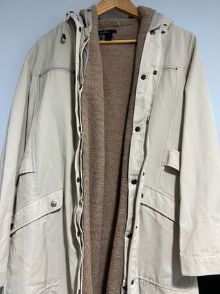 Gabardina Zara forrada Talla L