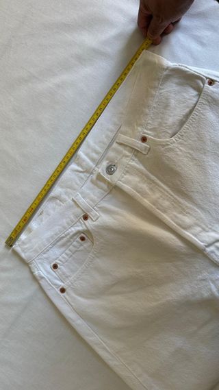 LEVIS 501 W 34 VAQUEROS RECTOS BLANCOS USA HOMBRE
