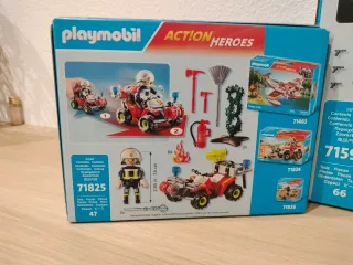 Playmobil Action Heroes Camión Blindado y Moto