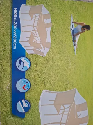 2 Fundas Mesa y Sillas Exterior Rectangular