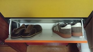 Zapatero 3 cajones madera