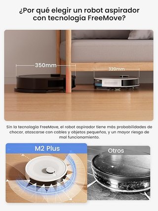 Lefant M2 Plus Robot Aspirador y Fregasuelos 6000P