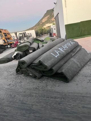 Césped artificial reciclado