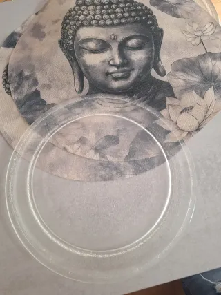 Plato giratorio microondas 24.5 cm