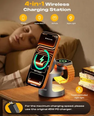 Caricatore 4 in 1 Augnner iPhone NUOVO