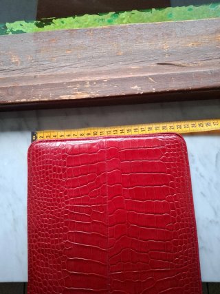 Funda Piel Roja para Tablet/iPad