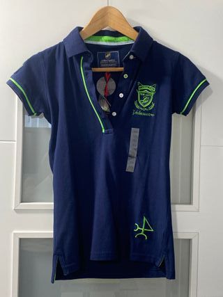 Polo Valecuatro Azul Talla XS