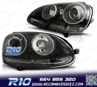 FAROS VOLKSWAGEN VW GOLF MK5 03-08 R32 NEGRO