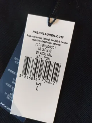 Polo Ralph Lauren Sport Big Fit Negro