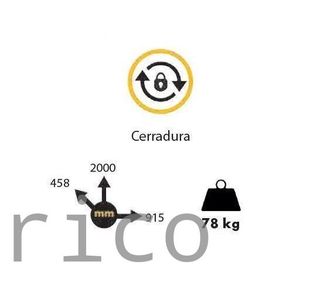 Armario Doble Puerta 2 Metros Alyco 192852