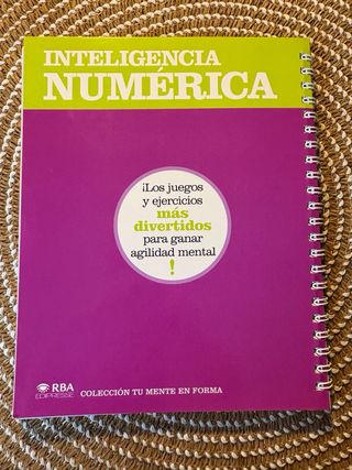 Libro Inteligencia Numérica: Juegos Mente