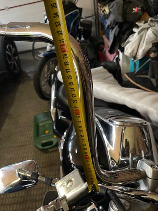 Manillar Fat Harley Cromado vendo o cambio