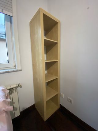 Estantería Ikea madera beige