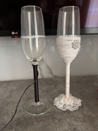 Copas de Novios Decoradas