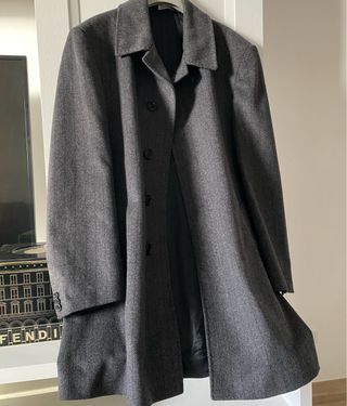 Cappotto Uomo Cashmere e Lana Grigio