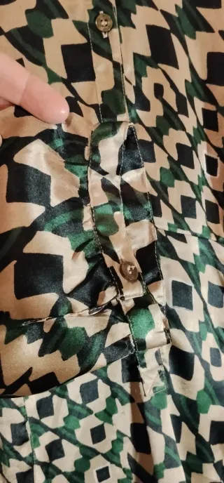 Vestido estampado Mango T. L