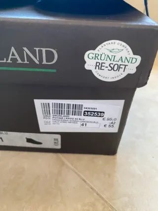 Scarpe uomo blu n.41