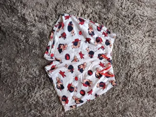 Pijama Verano Mafalda Rojo y Blanco