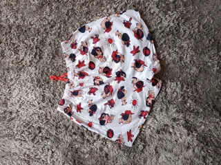 Pijama Verano Mafalda Rojo y Blanco