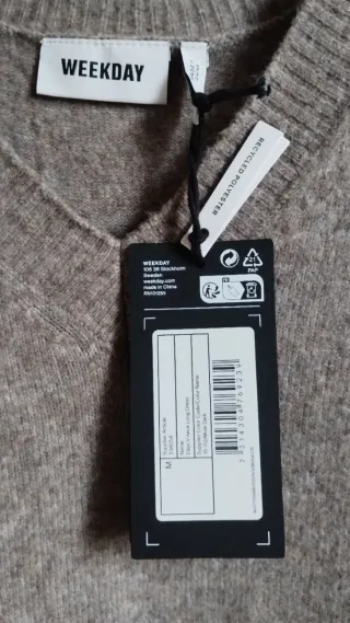 Abito Weekday Beige Taglia Unica