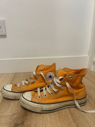 Converse All Star Naranja Talla 36