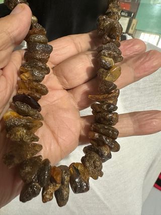 Collar Ámbar Báltico Crudo 86g