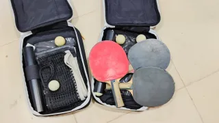 Mesa de Ping Pong con accesorios