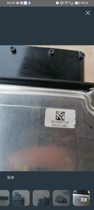 Conmutador arranque, centralita y llave