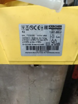 Carcasa y ruedas Karcher K3