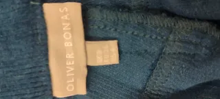 Pantalón de chica de pana fina azulón. Sin uso