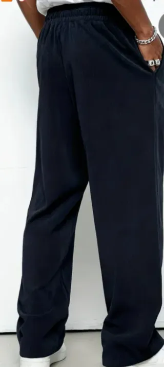 Pantaloni neri velluto a coste XL