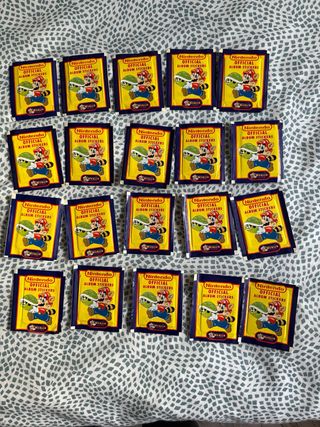 20 Sobres Cromos Super Mario Nintendo 1993 NUEVOS