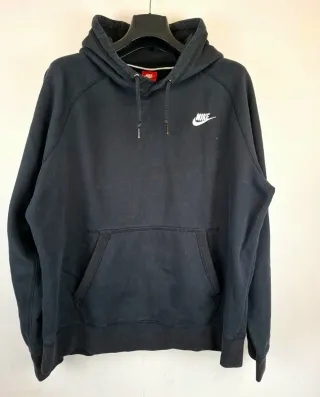 Sudadera Nike Y2K Retro Streetwear Azul marino