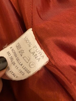 Cappotto Donna Pura Lana Rosso