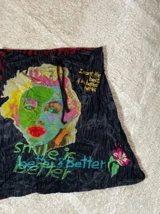 Falda Desigual Talla S Estampado Marilyn