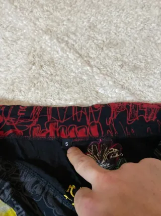 Falda Desigual Talla S Estampado Marilyn