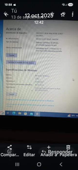 Ordenador portátil Lenovo rosa