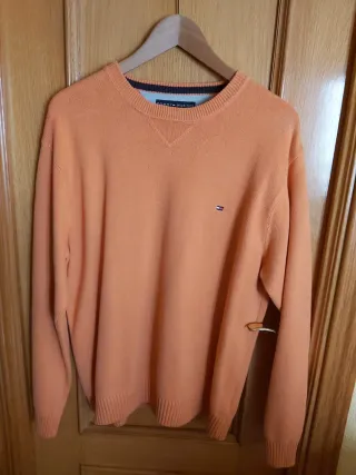 Jersey Tommy Hilfiger Naranja Talla XXL
