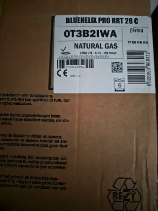 Caldera de gas Ferroli