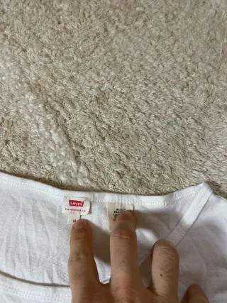 Camiseta Levi's Blanca Talla M