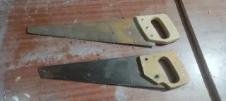 Juego 2 sierras de mano para madera